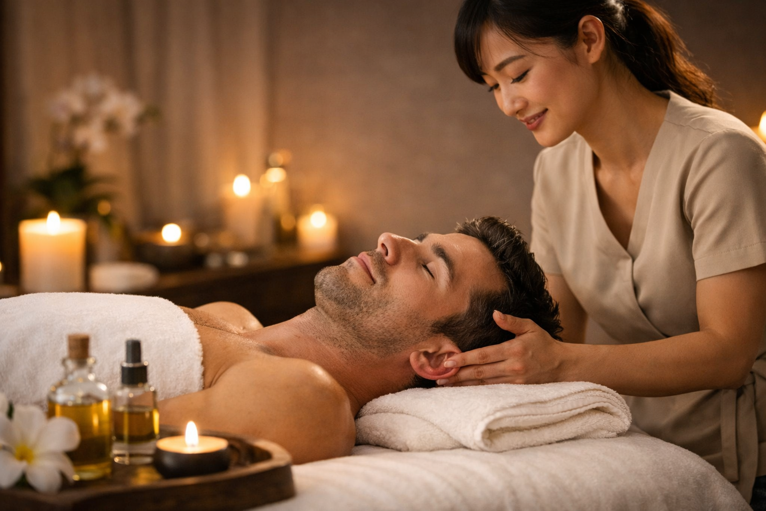 Massage thư giãn cho nam: Giải pháp giảm stress và phục hồi cơ thể toàn diện